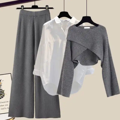 Amina - Entspanntes 3-teiliges Baumwollset