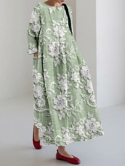 Anovia™ - Anmutiges Bedrucktes Kleid