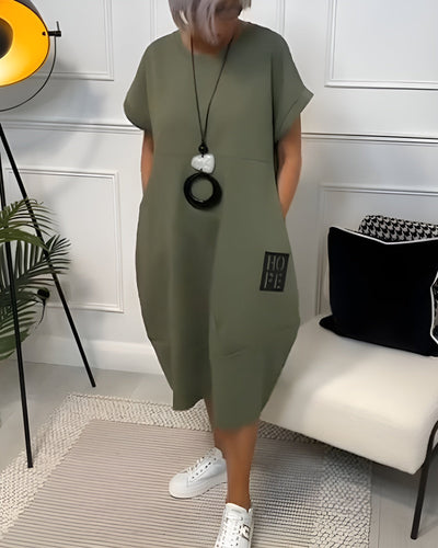 Iris™ | Stilvolles Kurzarmkleid