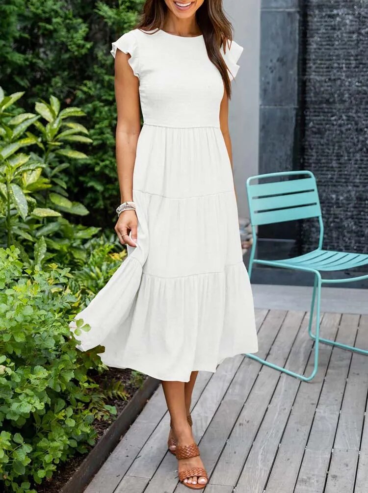 Amelia | Elegantes Bauchabdeckung Kleid
