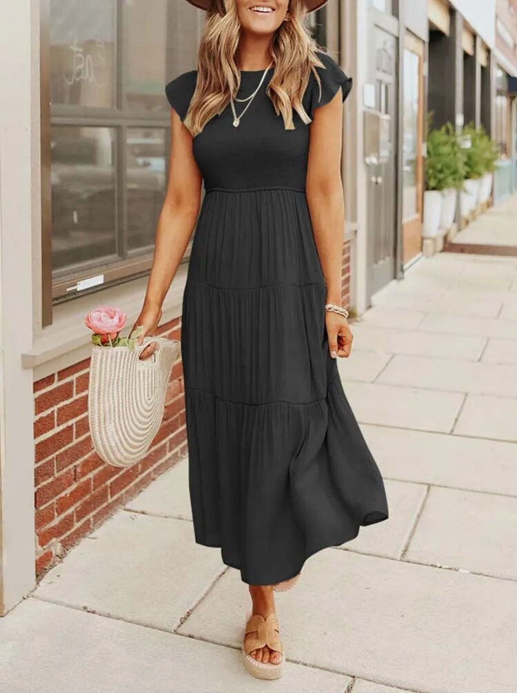 Amelia | Elegantes Bauchabdeckung Kleid