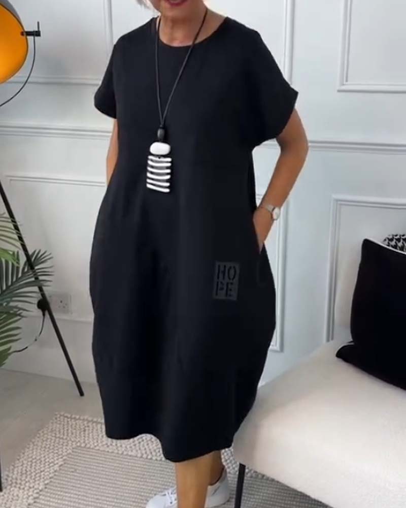 Iris™ | Stilvolles Kurzarmkleid