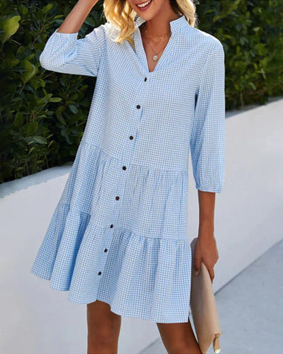 Bella | Sommer Karo Kleid
