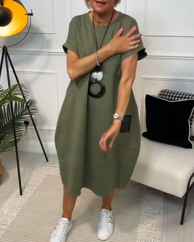 Iris™ | Stilvolles Kurzarmkleid