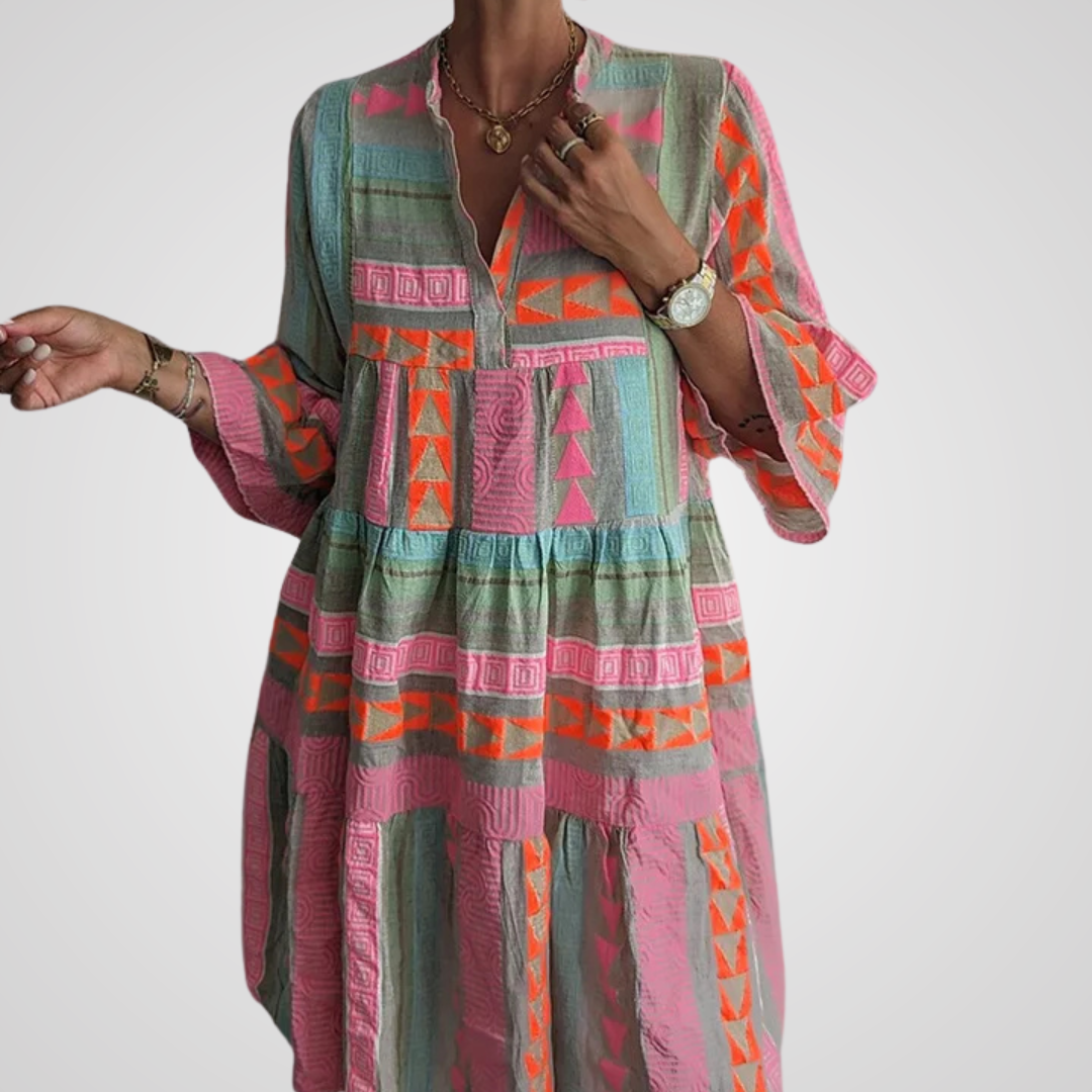 Paula™ | Kleid, farbenfroh und bequem