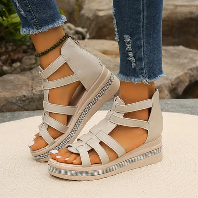 ROSE - Elegant Wedge Sandals