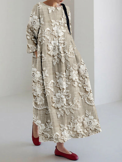Anovia™ - Anmutiges Bedrucktes Kleid