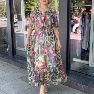 Donna™ | Damen Floral Maxi Kleid