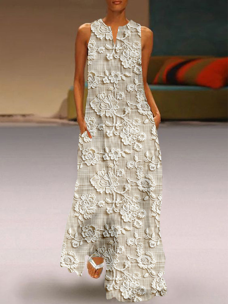 Alouette™ - Spitzenbedrucktes Kleid