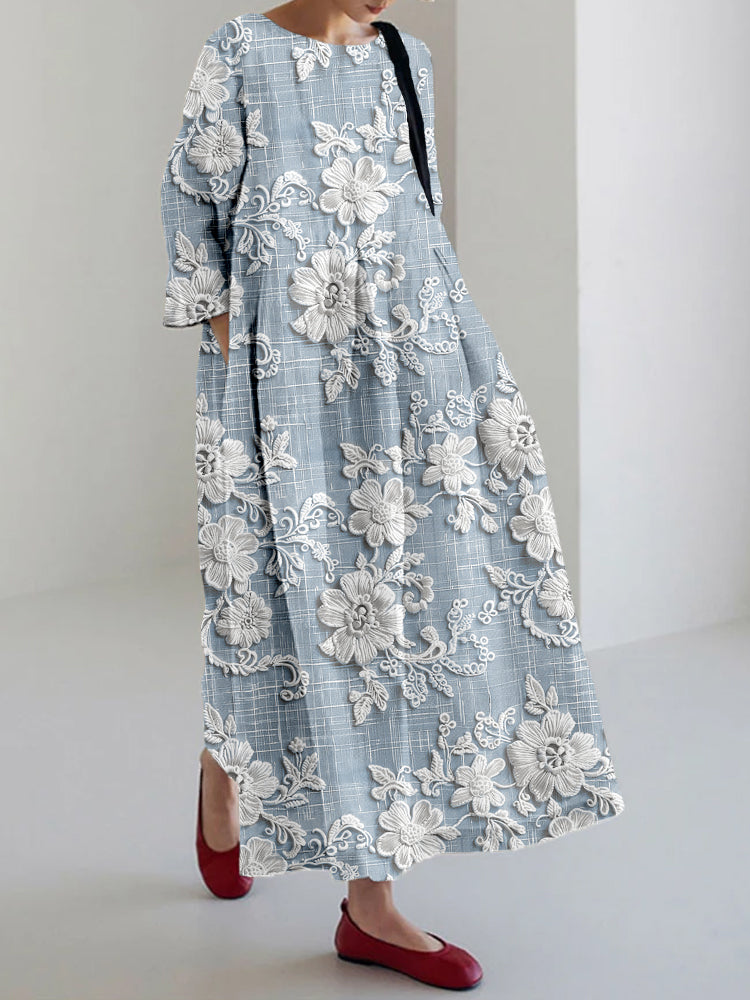 Anovia™ - Anmutiges Bedrucktes Kleid