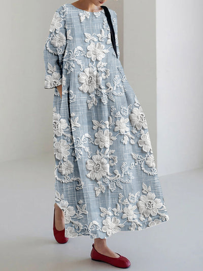 Anovia™ - Anmutiges Bedrucktes Kleid