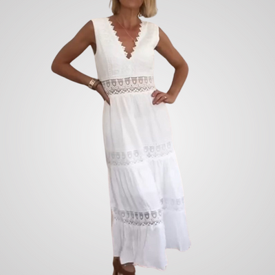 Cleo™ | Weißes Spitzenkleid