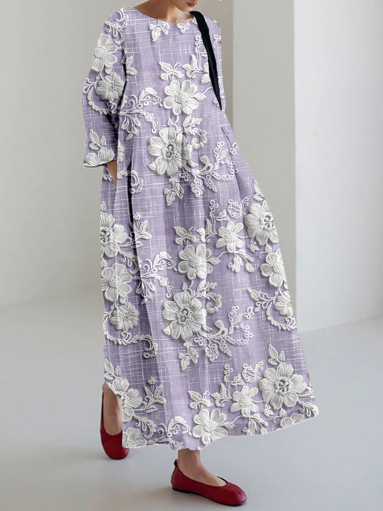 Anovia™ - Anmutiges Bedrucktes Kleid