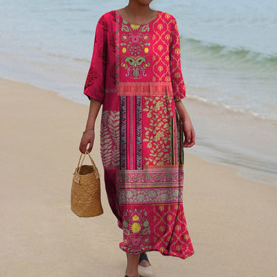 Adeline - Flowing Ethnic Dress