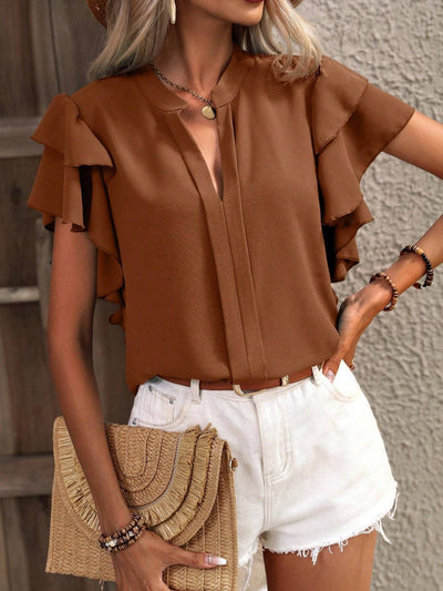 Zendee™ - Stylische Rüschbluse
