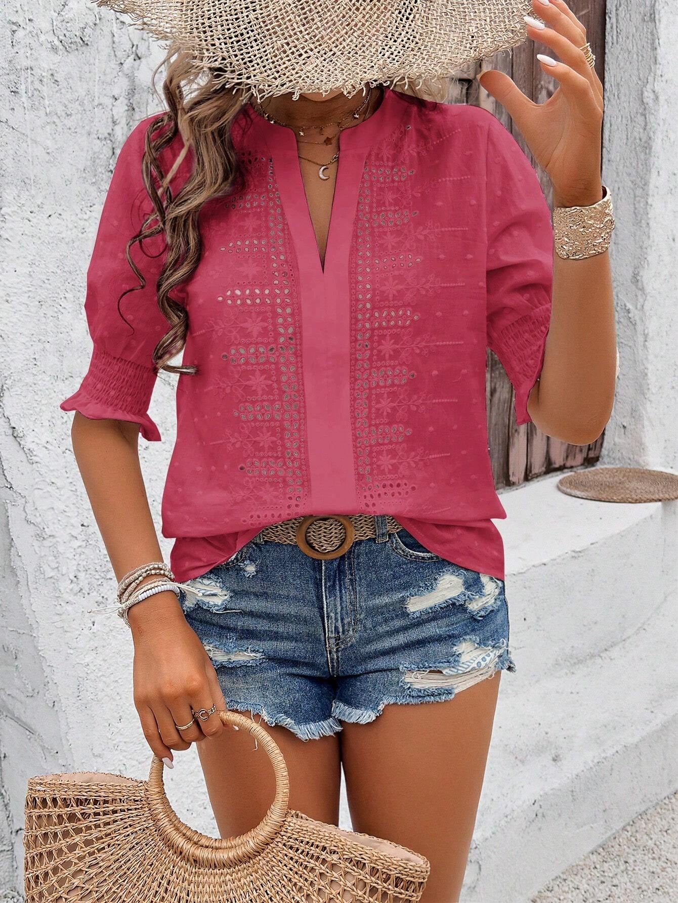 Vela™ - Vintage Inspirierte Bluse