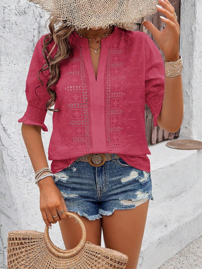 Vela™ - Vintage Inspirierte Bluse