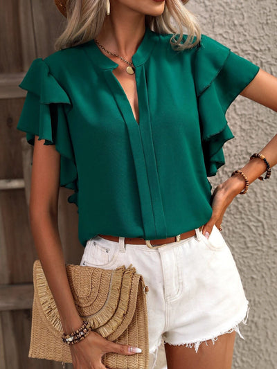 Zendee™ - Stylische Rüschbluse