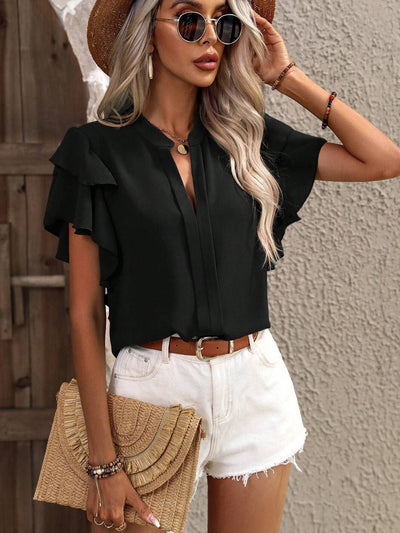 Zendee™ - Stylische Rüschbluse