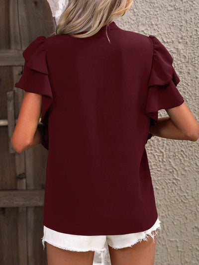 Zendee™ - Stylische Rüschbluse