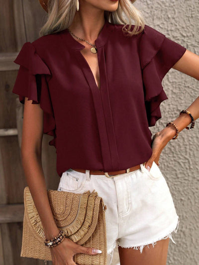 Zendee™ - Stylische Rüschbluse