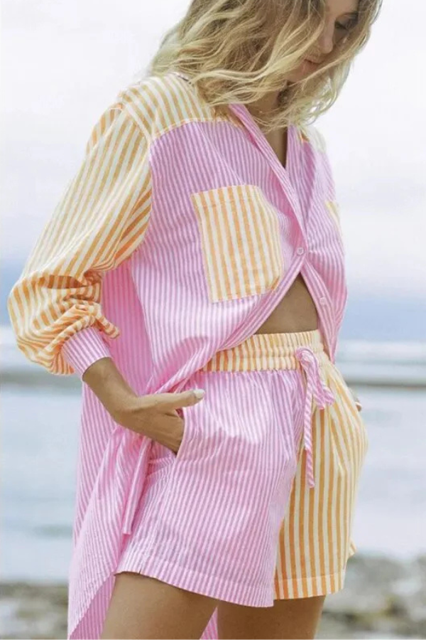 Cadence - Sommer Hemd und Shorts Set