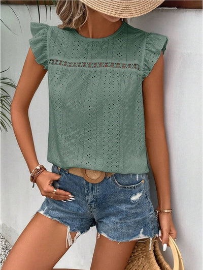 Emberlyn™ - Zarte Spitzenbluse