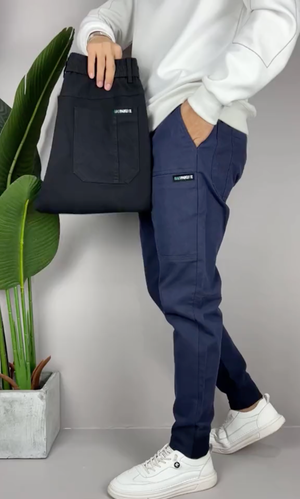 TOMMASO | Premium Stretch Cargo-Hosen