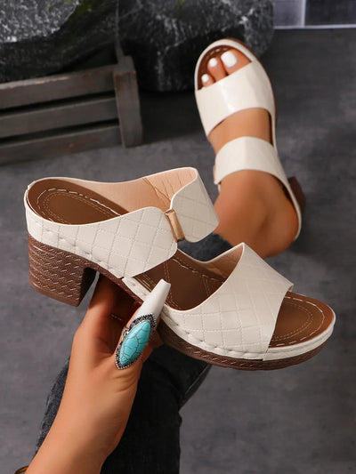 SHARA | Orthopädische Komfortsandalen mit Blockabsatz