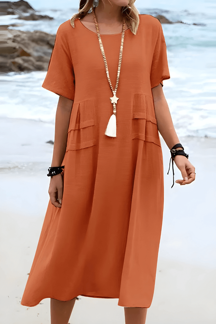 Aria™ | Sommer Leinenkleid