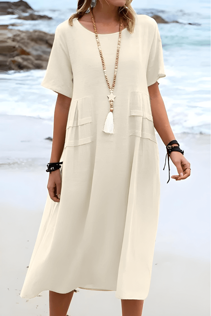 Aria™ | Sommer Leinenkleid