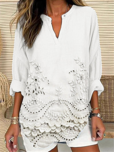 Valona™ - Elegantes Bedrucktes Top
