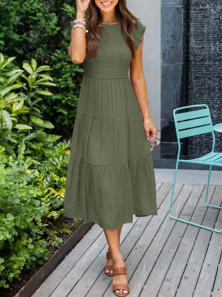 Amelia | Elegantes Bauchabdeckung Kleid