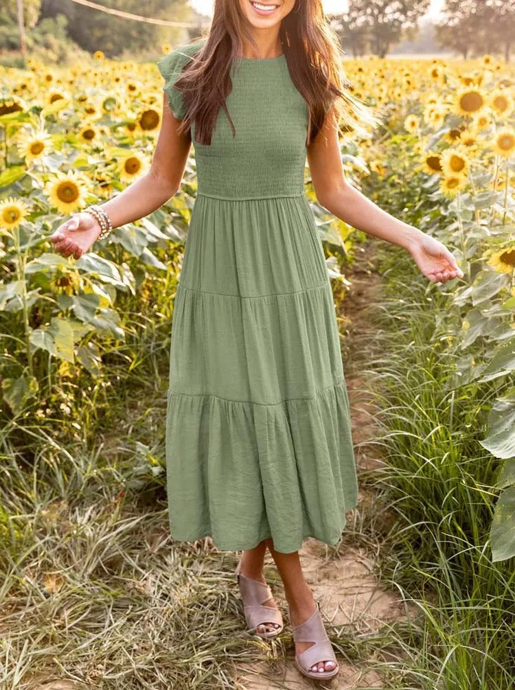 Amelia | Elegantes Bauchabdeckung Kleid