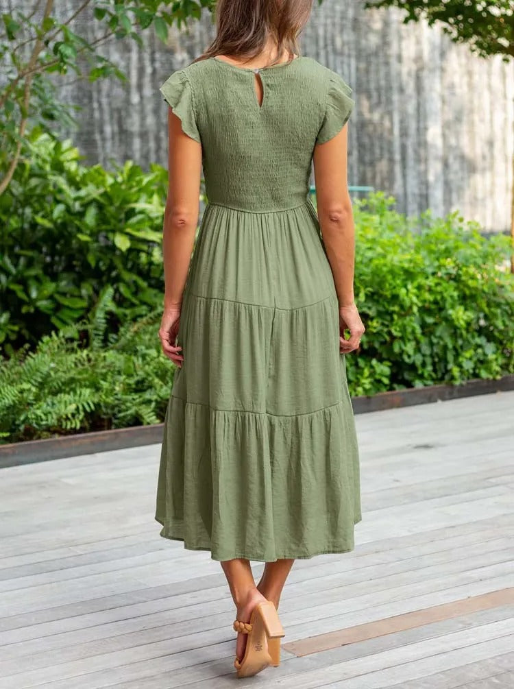 Amelia | Elegantes Bauchabdeckung Kleid