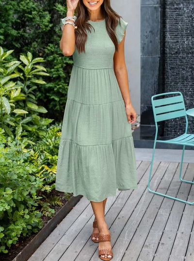 Amelia | Elegantes Bauchabdeckung Kleid