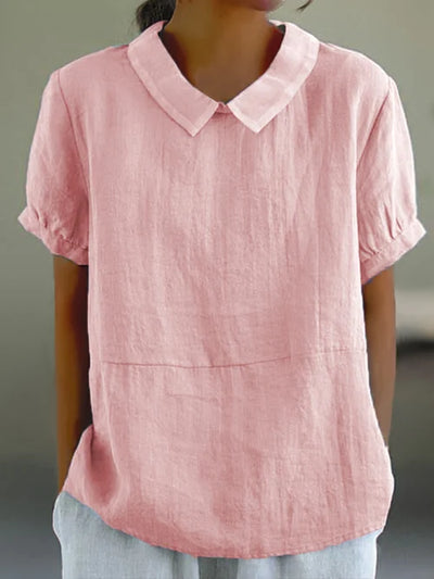 Oriella™ - Women's Cotton Lapel Shirt