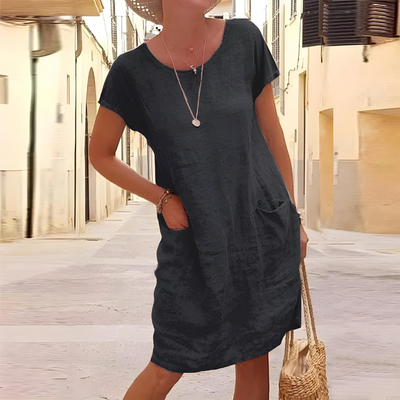 Alicia - Elegantes Bauchabdeckendes Kleid