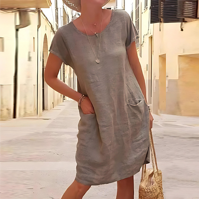 Alicia - Elegantes Bauchabdeckendes Kleid