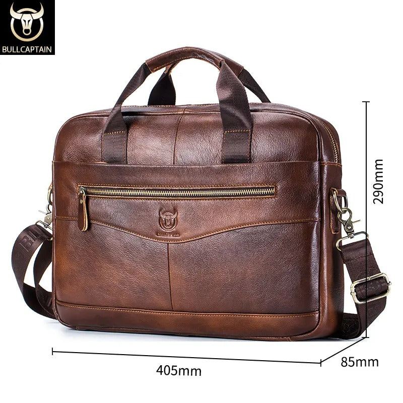 CAPTAIN | Leather Messenger Bag for Work