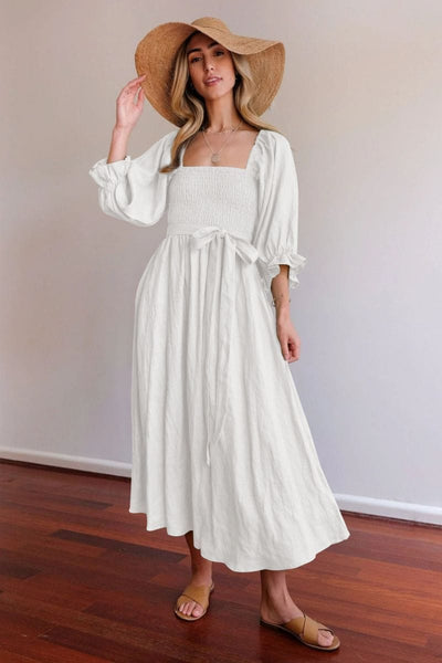 Tana | Französisches Kleid mit Rüschensleeves