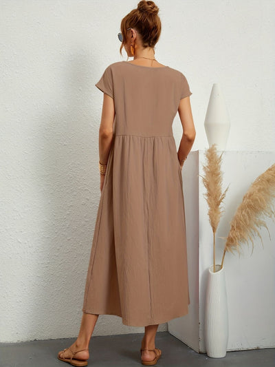 Rosineo™ | Lässiges Leinenkleid
