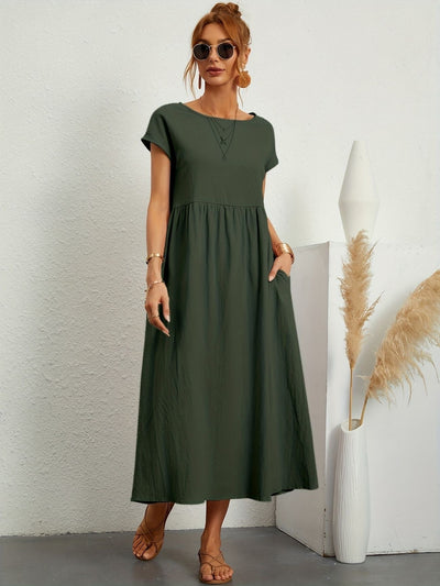 Rosineo™ | Lässiges Leinenkleid
