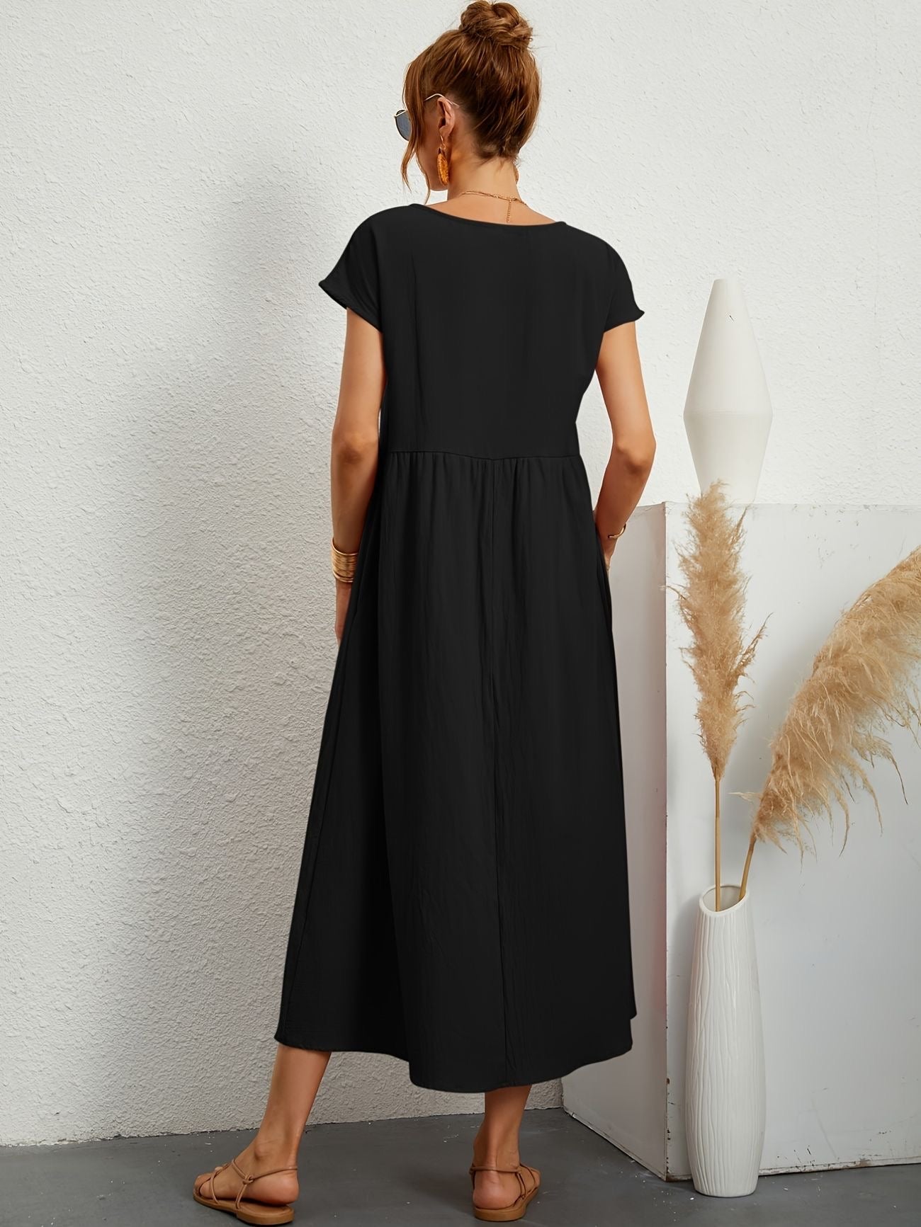 Rosineo™ | Lässiges Leinenkleid