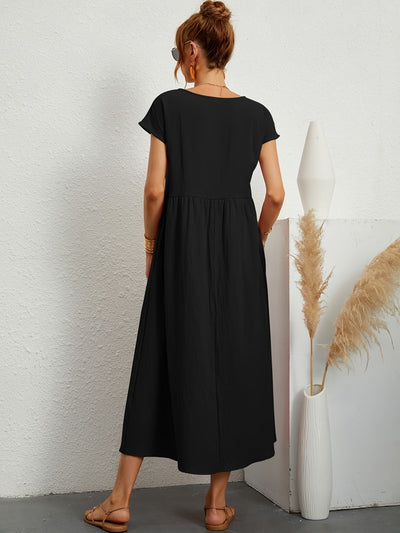 Rosineo™ | Lässiges Leinenkleid