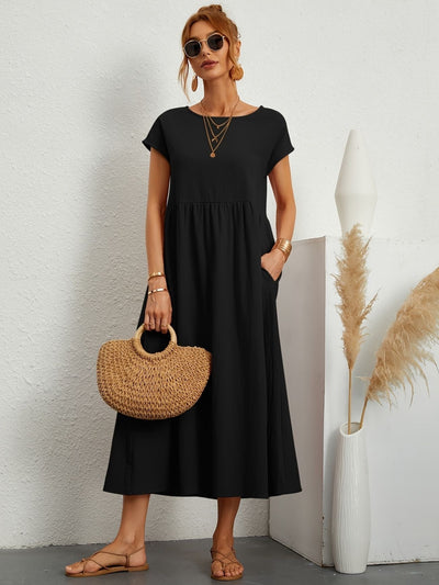 Rosineo™ | Lässiges Leinenkleid