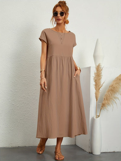 Rosineo™ | Lässiges Leinenkleid