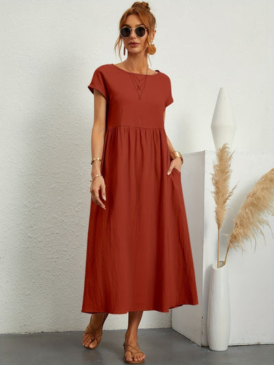 Rosineo™ | Lässiges Leinenkleid