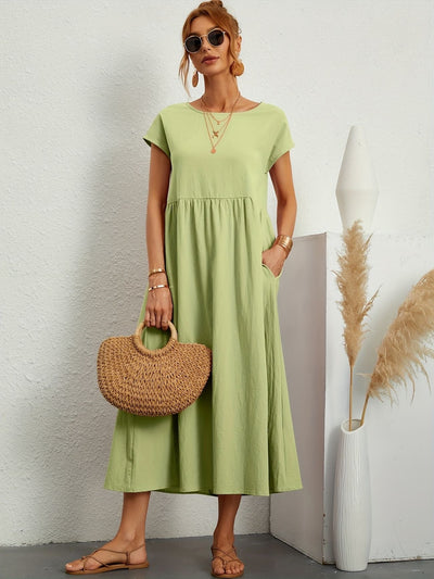 Rosineo™ | Lässiges Leinenkleid