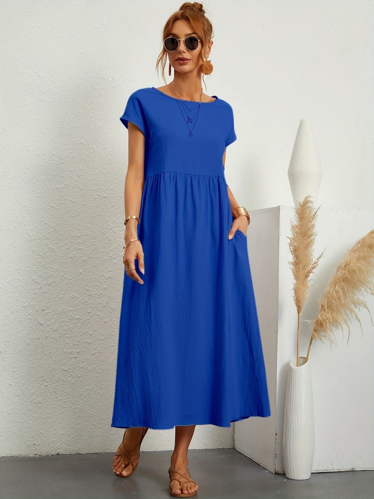 Rosineo™ | Lässiges Leinenkleid